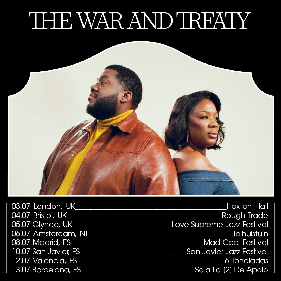 The War And Treaty tour poster — 2026–2027
